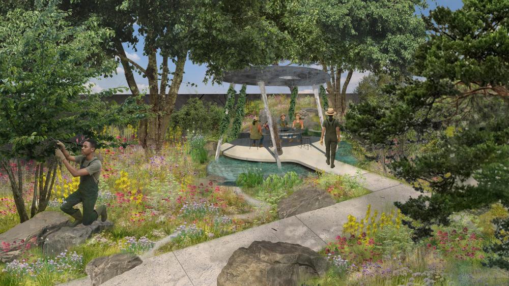 The Eden Project Bring Me Sunshine Garden at RHS Chelsea Flower Show ...